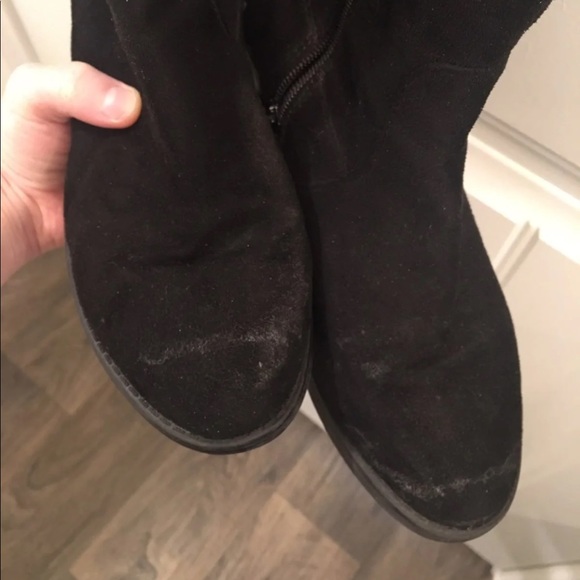 Black over the knee boots - Picture 3 of 7